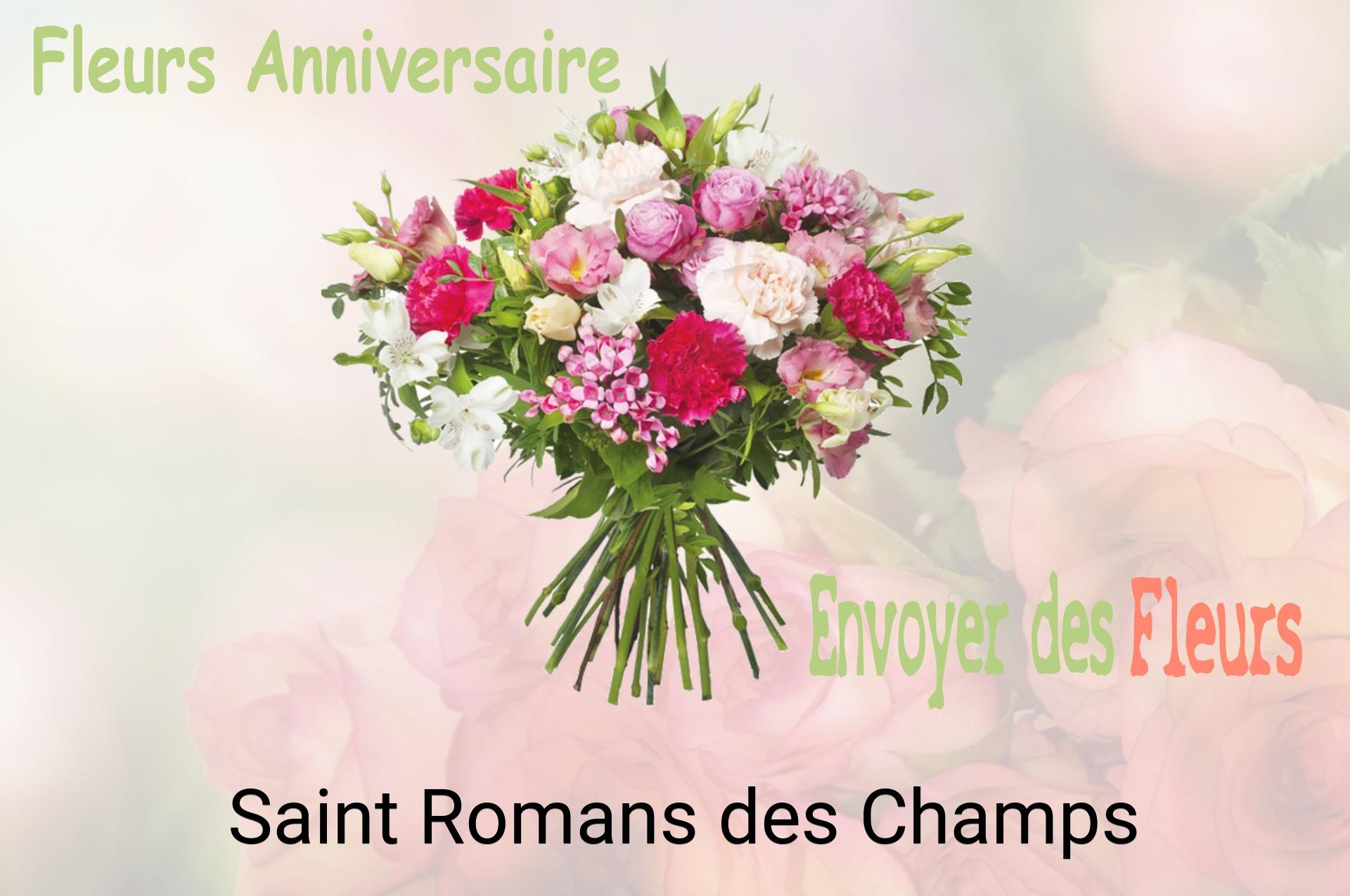 Bouquet de fleurs d’anniversaire livré à Saint-Romans-des-Champs