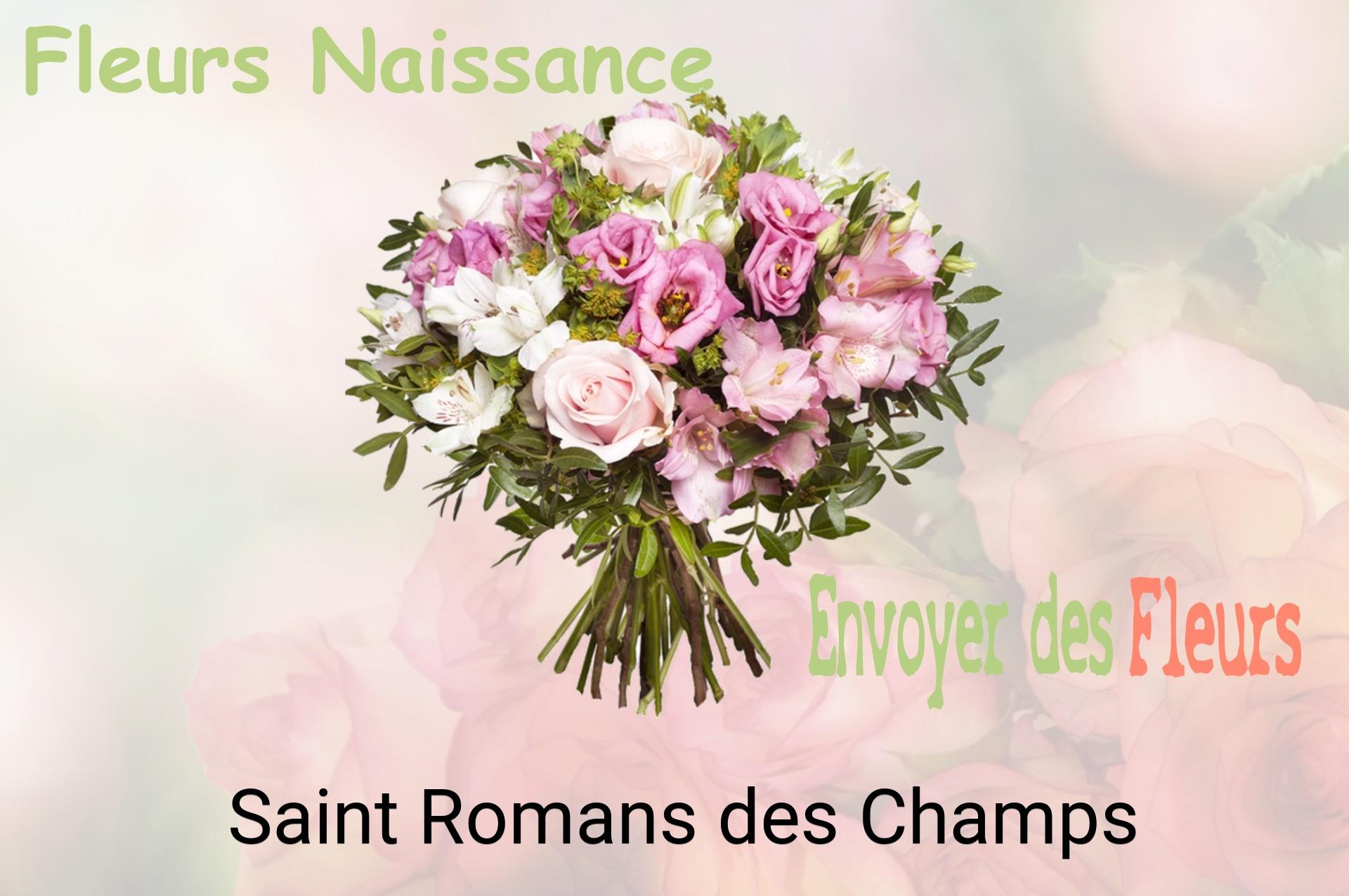 Bouquet de fleurs de naissance livré à Saint-Romans-des-Champs