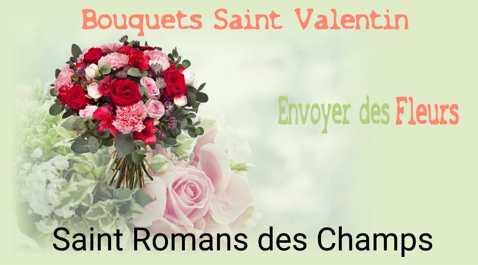 Roses de Saint-Valentin livrées à Saint-Romans-des-Champs